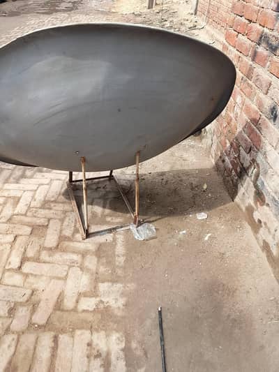 Full Hd 6 foot Dish Sath receiver b ha mazboot dish 03150739125 ha