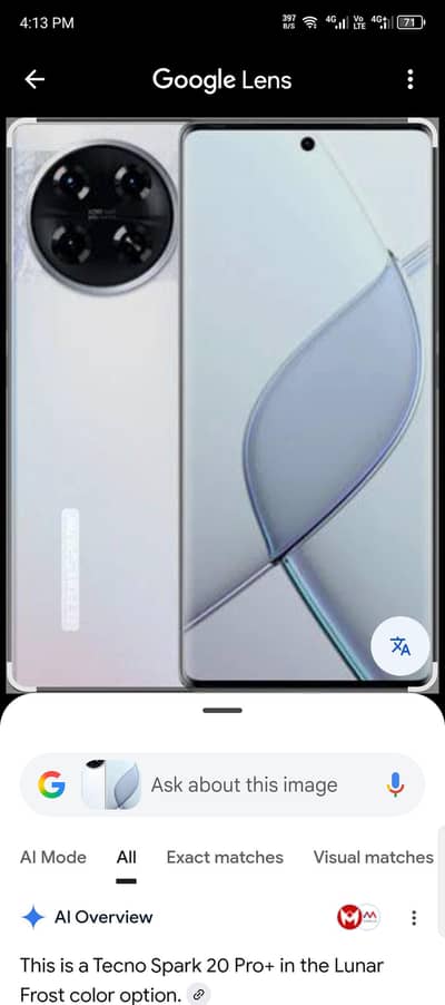 Tecno spark 20 pro plus a