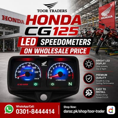 Honda CG125 LED Speedometer Meter for Motorcycle – Wholesale Price