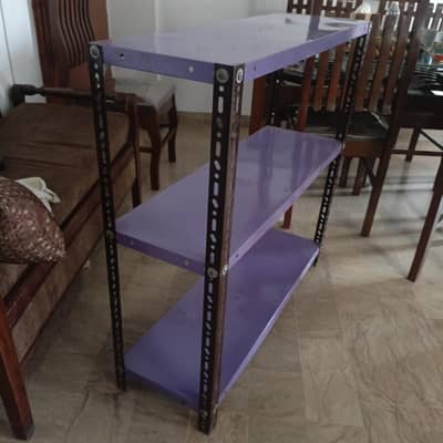 metal rack . 3 layers