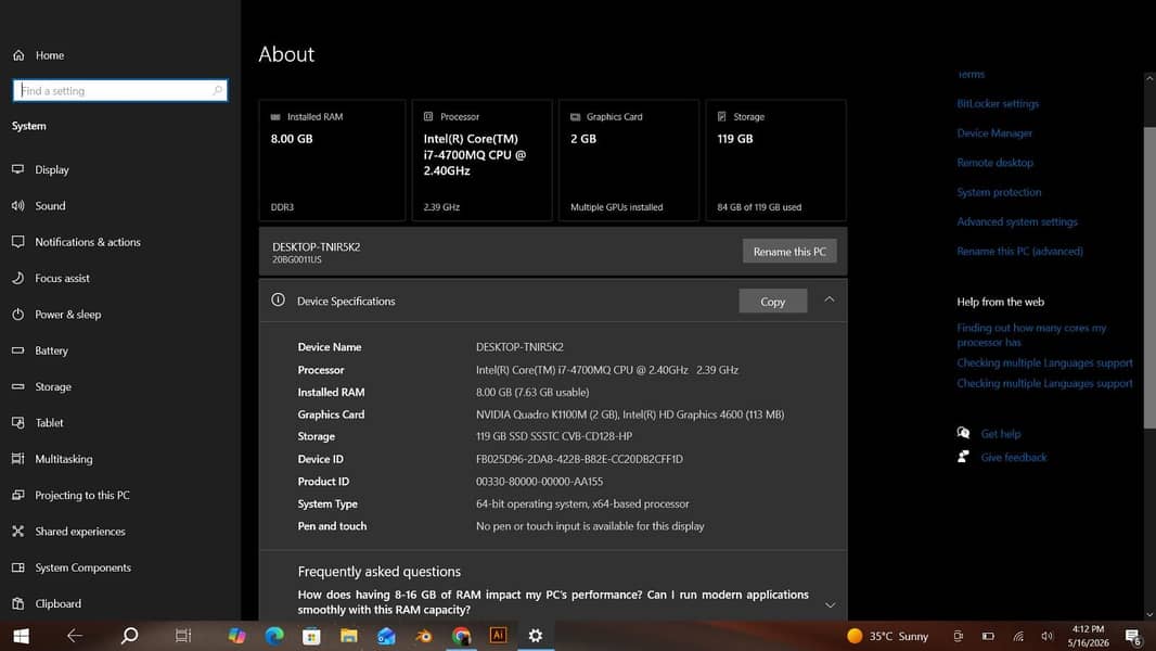 Lenovo laptop 5