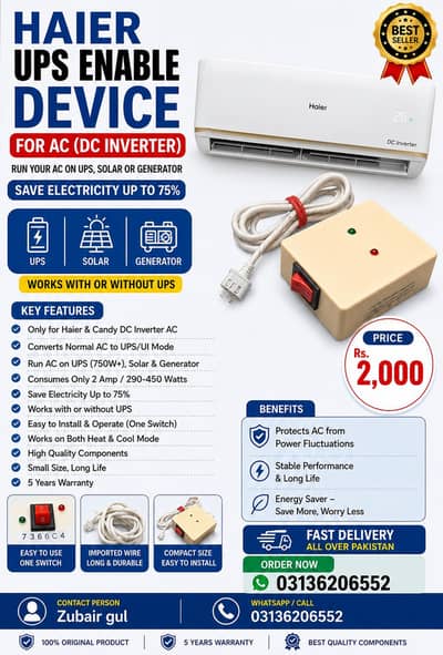 Haier DC invertor AC Amp lock