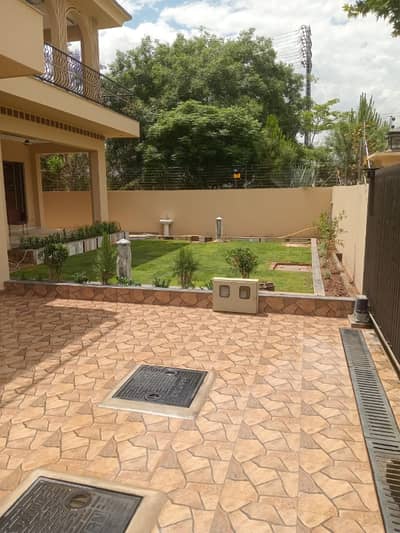 Ground portion, 1 kanal brand new with solar panels for rent