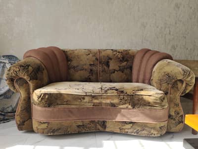 6 seater heavy sofa set