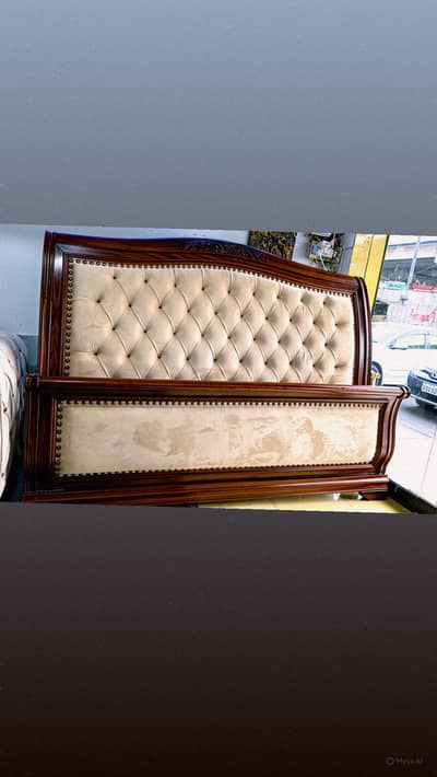 BED SET (PURE WOODEN) BED