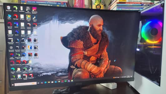 MSI G244F E2 gaming monitor 1080p 180hz Rapid IPS panel