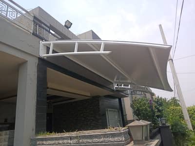 Tensile Car Porch Shade, Wall Mount, Pvc Canopy, Tensile car roof