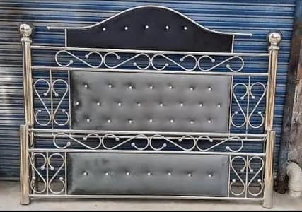 Stainless steel Bed|steel double Bed|Bed set|sofa set|03092056793