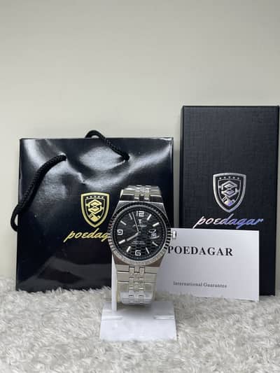 POEDAGAR Top Brand Luxury Watch Waterproof