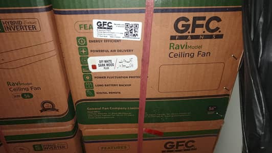 GFC Celling Fans Ac/Dc Available brand New 10/10
