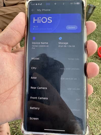 Camon 40 pro With box charger