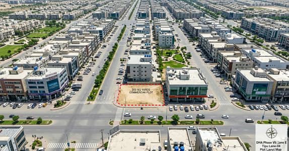 RARE COMMERCIAL LAND FOR SALE IN DHA KARACHI AL-MURTAZA COMMERCIAL
