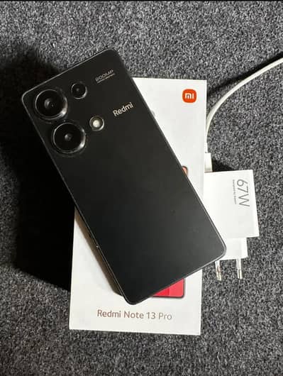 Redmi note 13 pro . . . indisply finger . . 10 10 condition