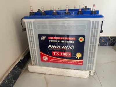 For Sale: 2x Phoenix TX 1800 Tall Tubular Batteries | 12V 185Ah | 1 Ye