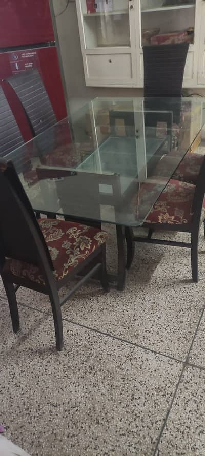 Dining Table Set 6 Chairs seater Excellent Condition