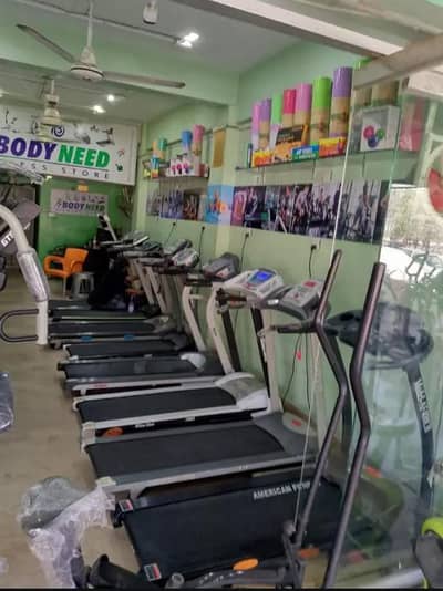 treadmill imported brand slightly used like new treadmill available