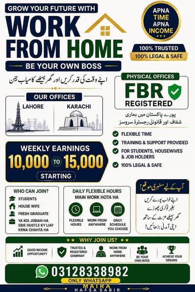 Online Working From Home by the Help of Social Media