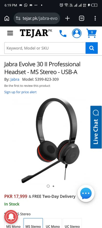 Jabra evolve 30 ii