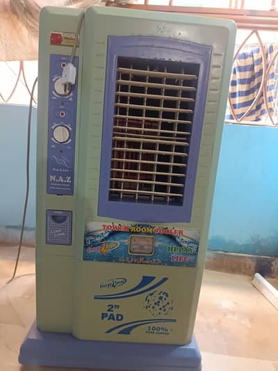 N. A. Z Tower Room Cooler – Good Condition – Copper Motor