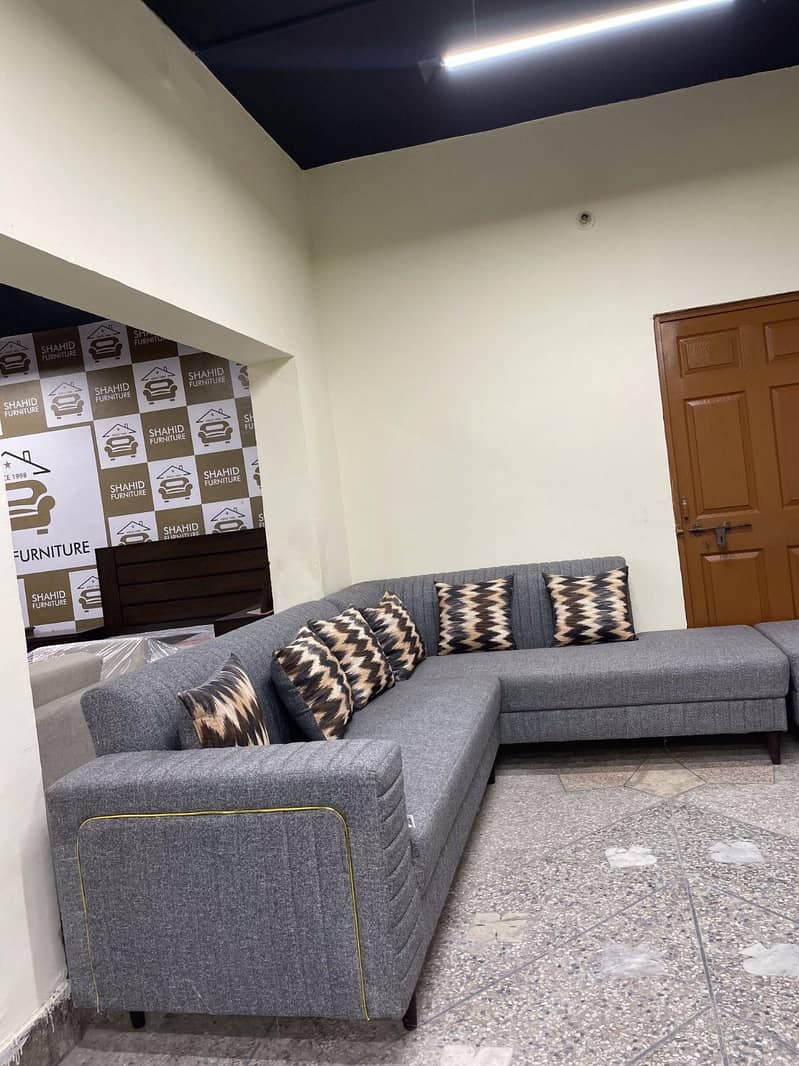L shape corner sofa 6