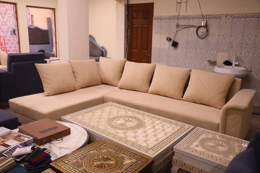 L shape corner sofa 7
