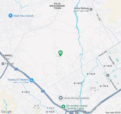 40-80 = 14 Marla Plot For Sale in F-14 /1 Islamabad