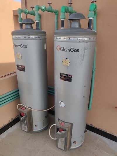 Glam Gas Water Two Heaters (Geysers), Brand new, Never used