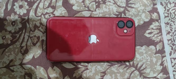 I phone 11 factory unlocked 64 gb  battery health 75 service All ok
