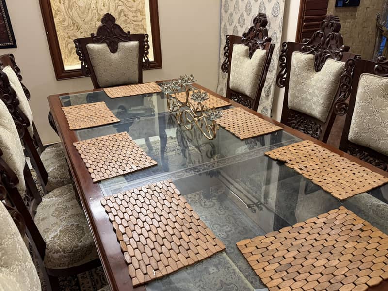 8 person Dining table set 3