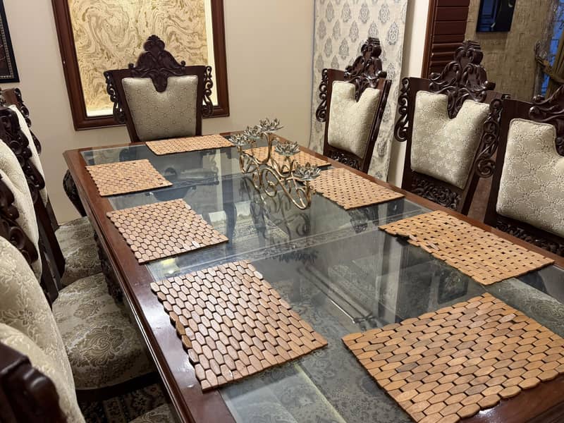 8 person Dining table set 4