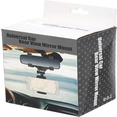 Universal car rear view mirror mount 360° Rotatable