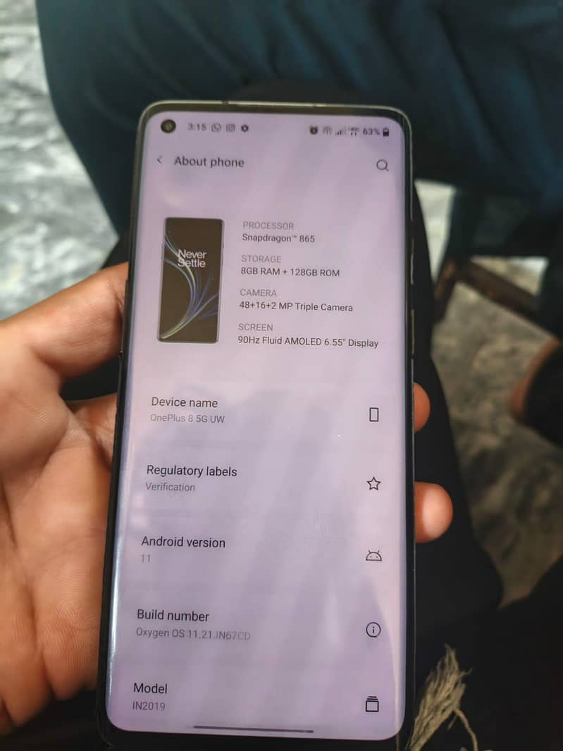 oneplus 8       8/128 5