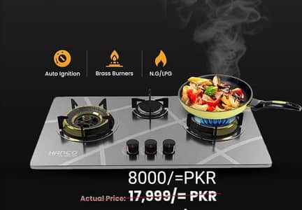 IMPOTAD KITCHEN GAS STOVE HOOB LPG NG CHULHA (air hood) 03114083583