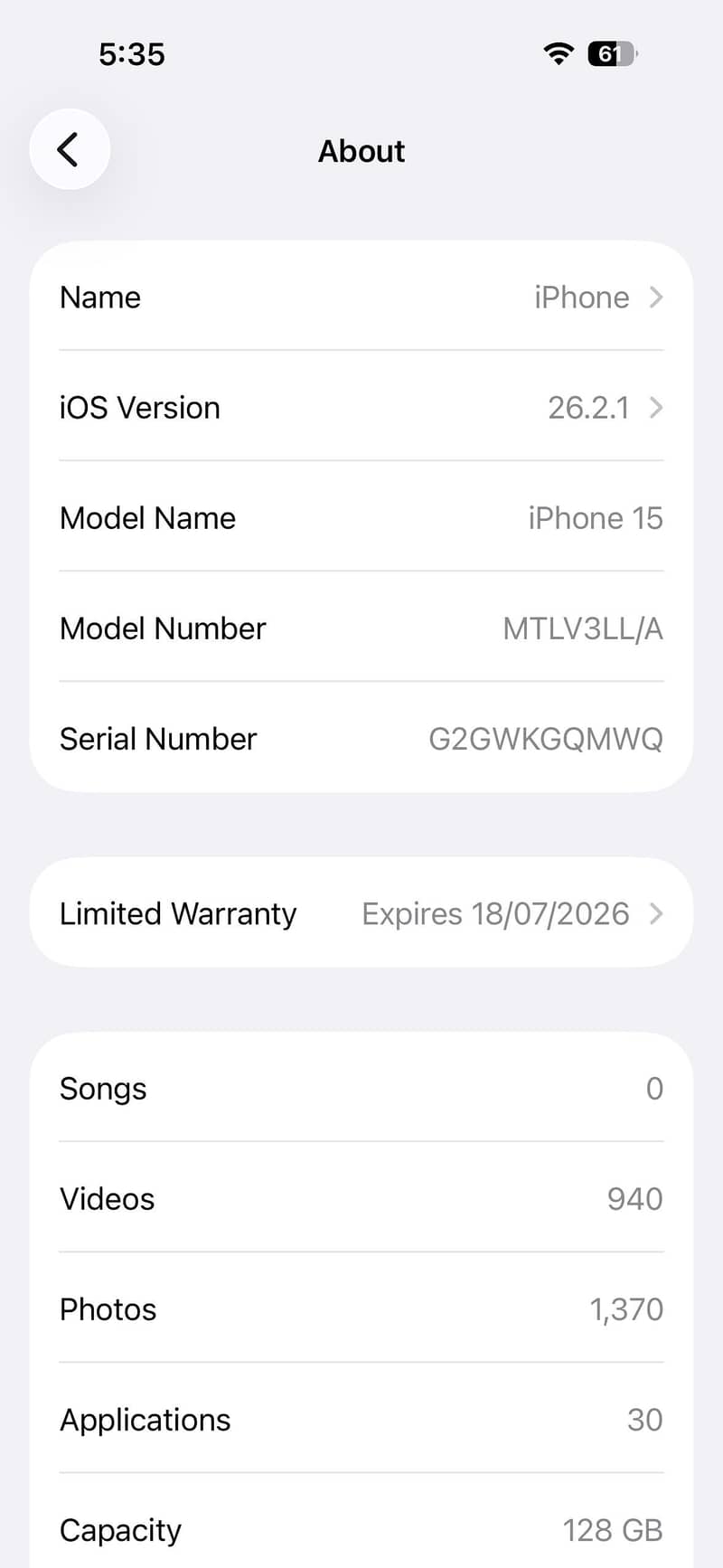 iPhone 15 7