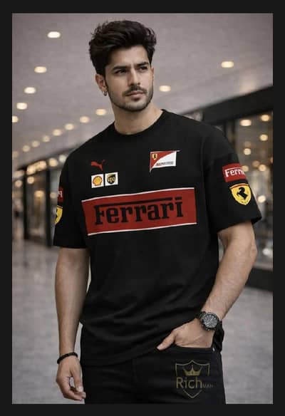 Ferrari t shirt baggy premium quality color warranty
