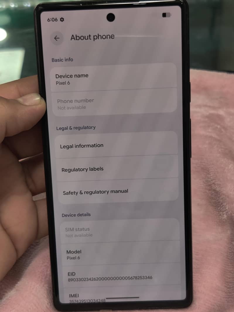 Google pixel 6 6