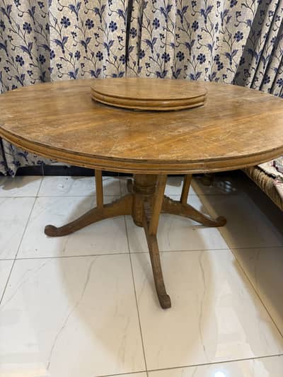Walnut dining table only