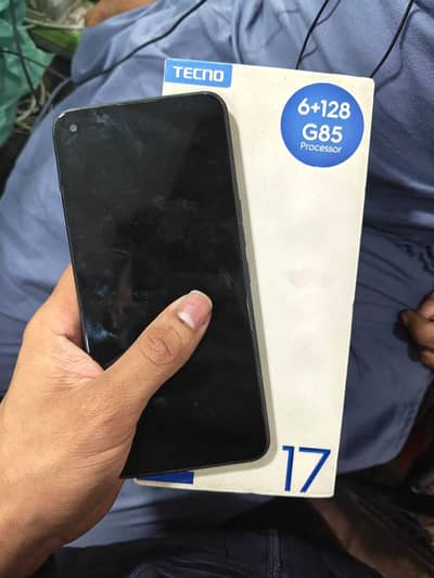 Tecno Camon 17 good condition 6GB 128GB seald complete saman