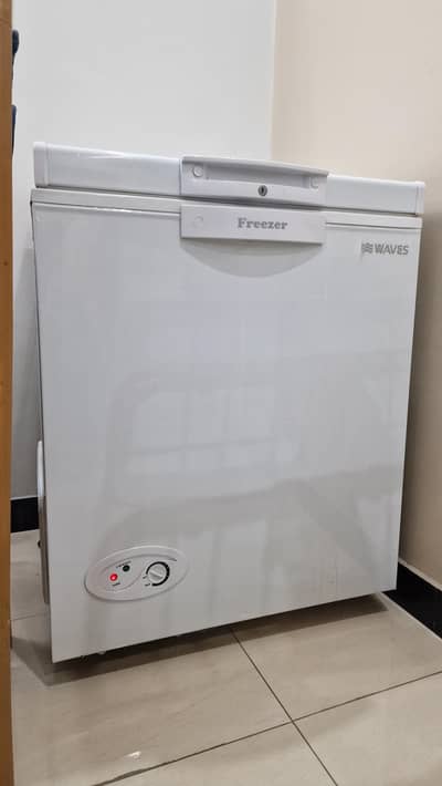 waves single door deep freezer - very less used