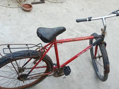 red bicycle