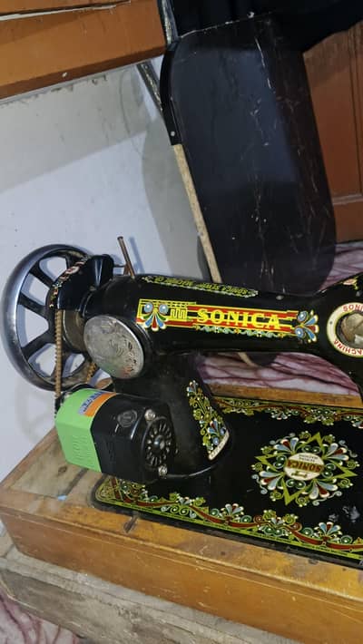 sonica model swing machine Moter k Sath hai