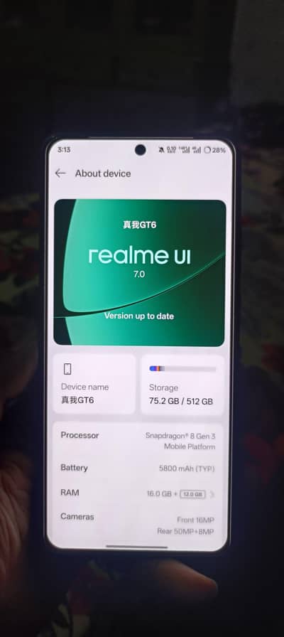 Realme Gt6 12/512