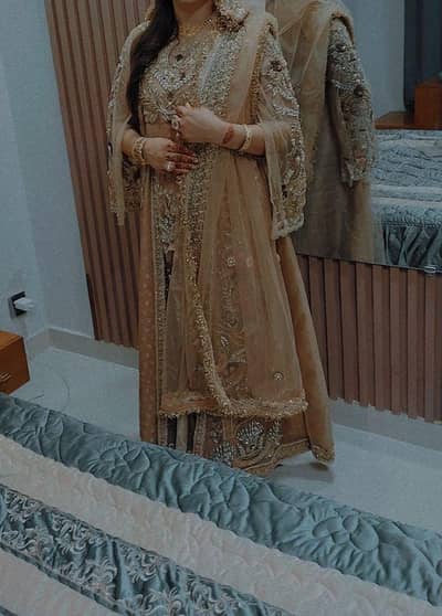bridal maxi,waleema maxi, braded bridal wear