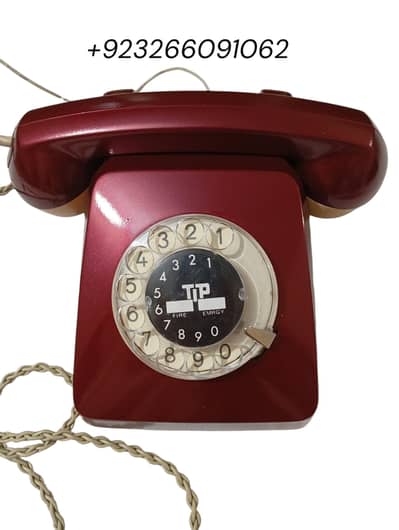 Antique Classic Vintage Rotary Dial  Telephone set
