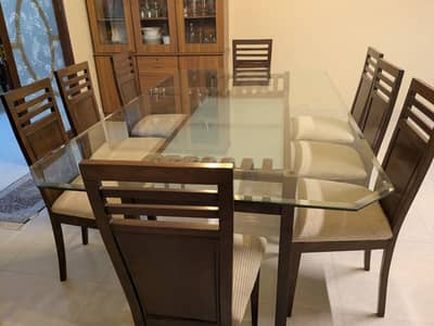 Pure wood dining table