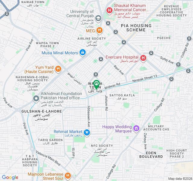10 Marla corner plot, Wapda Town 0