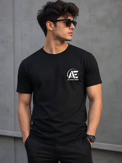 Premium Quality T-Shirts (Black & white only) fix price