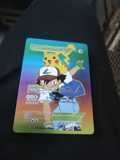 ash Pikachu card