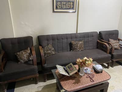 5 Seaters sofa set with table