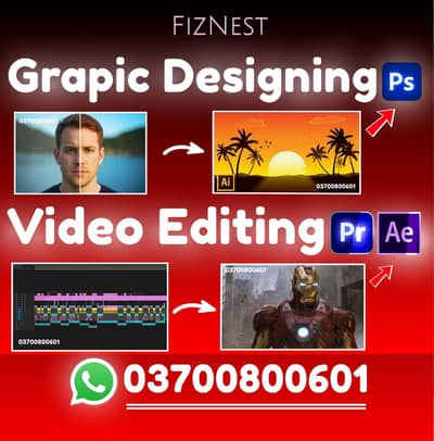 Professional Video Editing - Ai Ads - Video Editor - Graphic Design